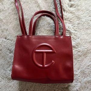 Burgundy Small Telfar Shopper